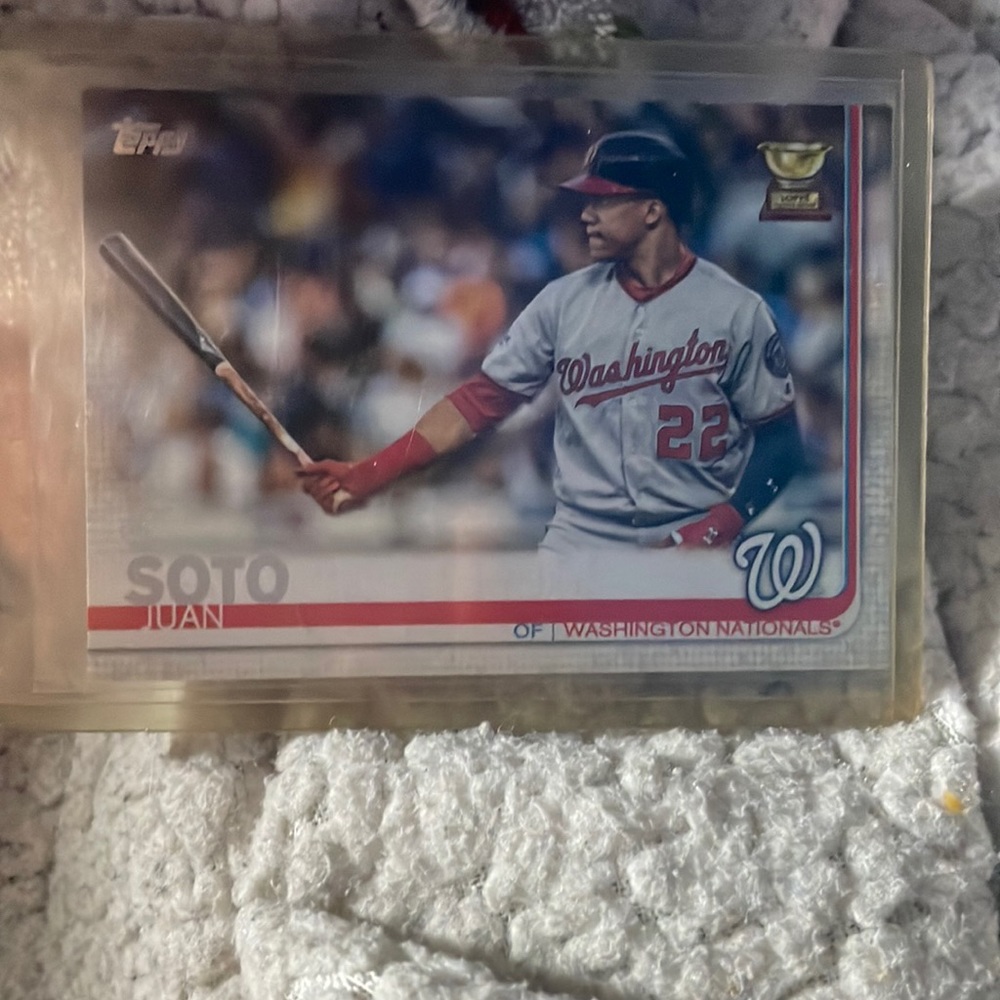 Baseball card Juan soto